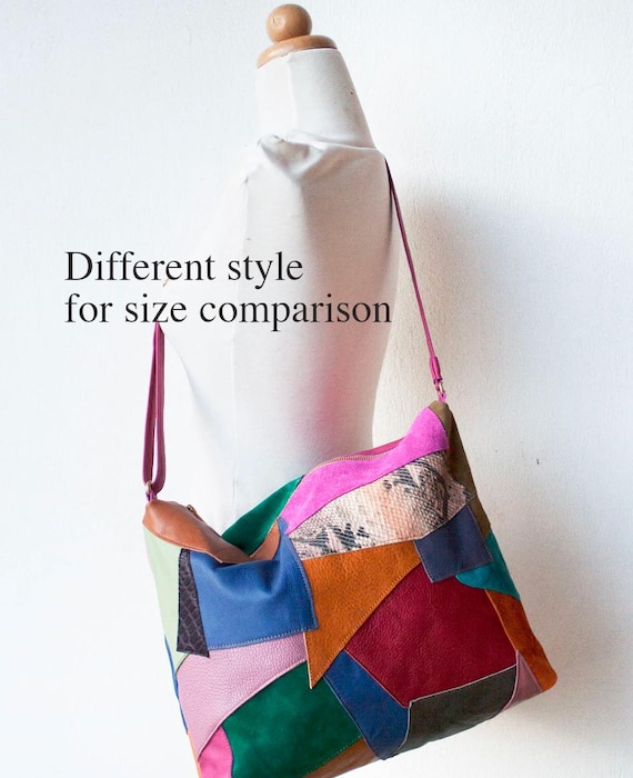 Patchwork Bunte Handtaschen Damen Bunte Leder Patchwork