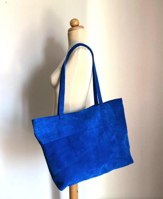 ★GENERAL IDEA★ WOMAN Eco Suede Basket Shoulder Bag [BLUE] Designer fashion, Seoul-fully created | W Concept