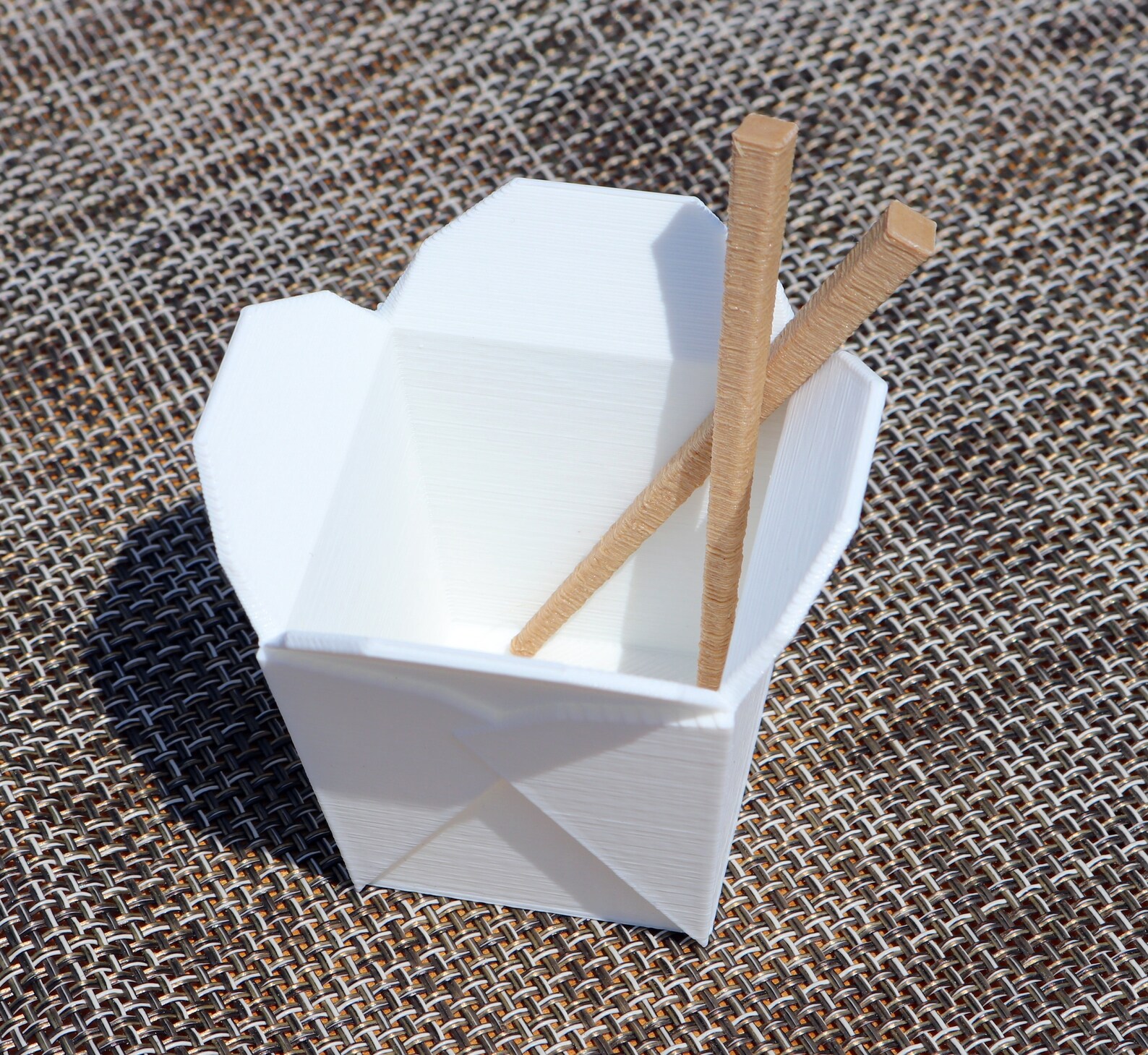 Chinese Takeout Box Planter With Chopsticks Choose Your Size Etsy