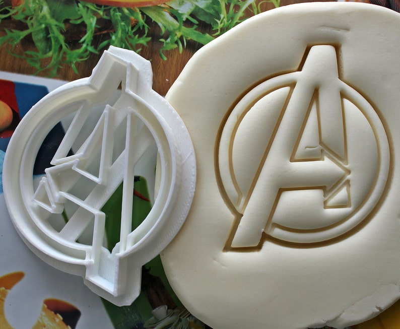The Avengers Symbol Cookie Cutter / Made From Biodegradable Etsy