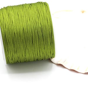1 Reel ( 100 Yards ) 0.8mm Chinese Knot Nylon Cord, Bracelet String, Shamballa Macrame Beading, Knitting String, Macrame String - P14