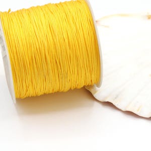 1 Reel ( 100 Yards ) 0.8mm Chinese Knot Nylon Cord, Bracelet String, Shamballa Macrame Beading, Knitting String, Macrame String - P54