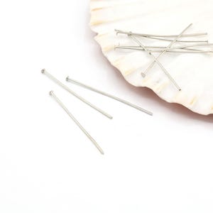 40 mm gerhodineerde stift, gerhodineerde naald, gerhodineerde stift, sieraden maken - RDM832