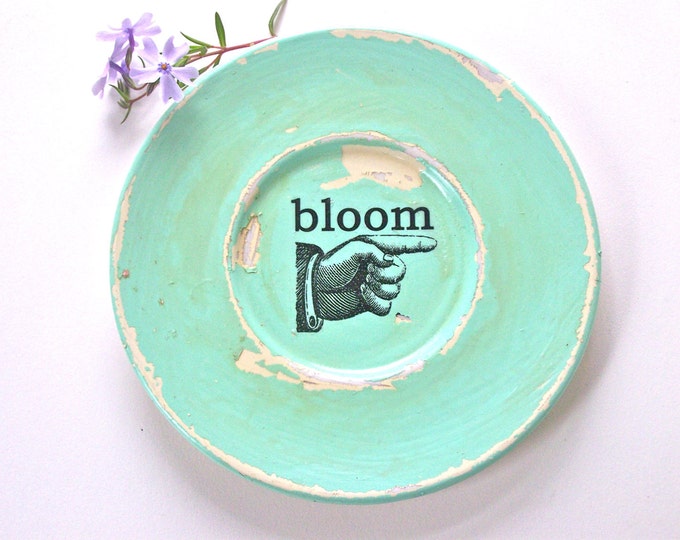 Shabby Chic Wall Decor Garden Sign BLOOM Modern Farmhouse Etsy