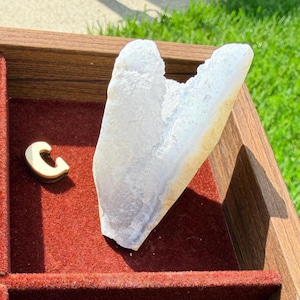 New | Blue Lace Agate Druzy Specimen, Raw Blue Chalcedony Crystal, Natural Sparkling Geode Slice bild 11