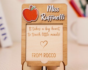 Personalized Sticky Note Holder: Teacher Appreciation Gift
