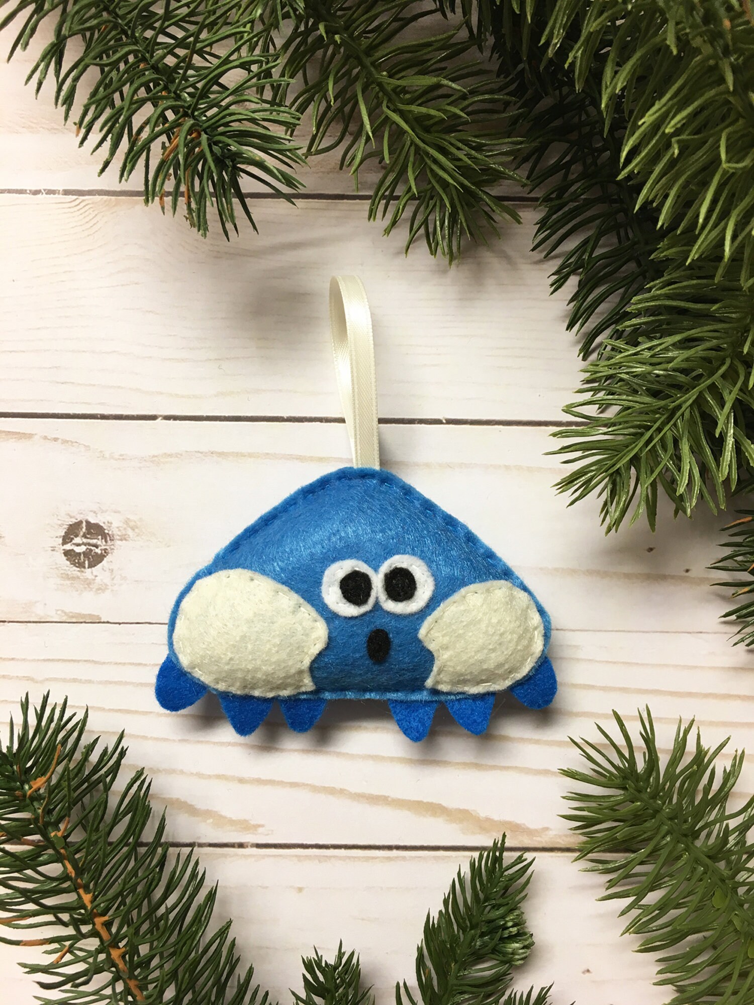 Crab Ornament Christmas Ornament Ethan The Blue Crab