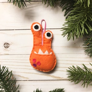 Monster Ornament, Alien Ornament, Christmas Ornament, Dr. Phloo the Eyestalk Monster