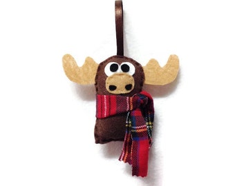 Moose Ornament, Christmas Ornament, Ned the Moose