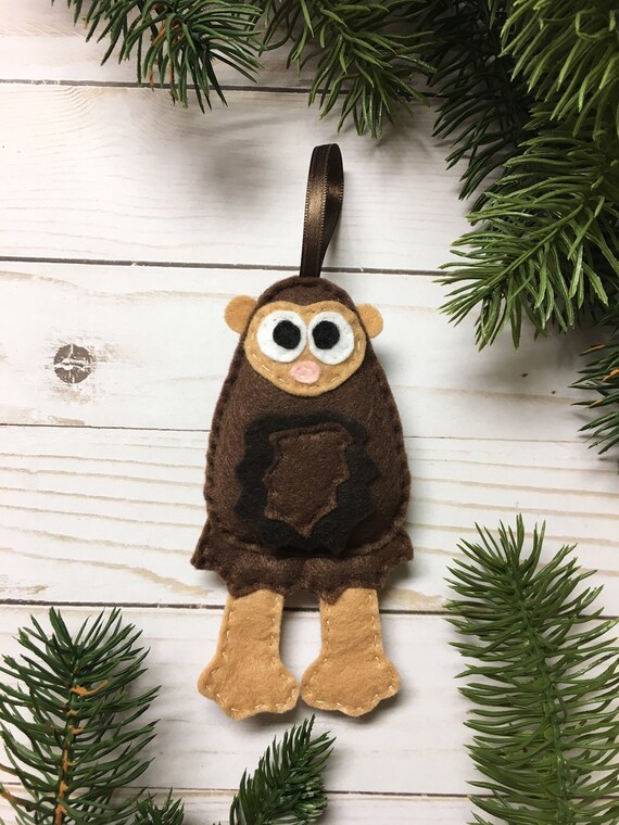 Sasquatch Bigfoot Ornament Christmas Ornament Harold The Etsy