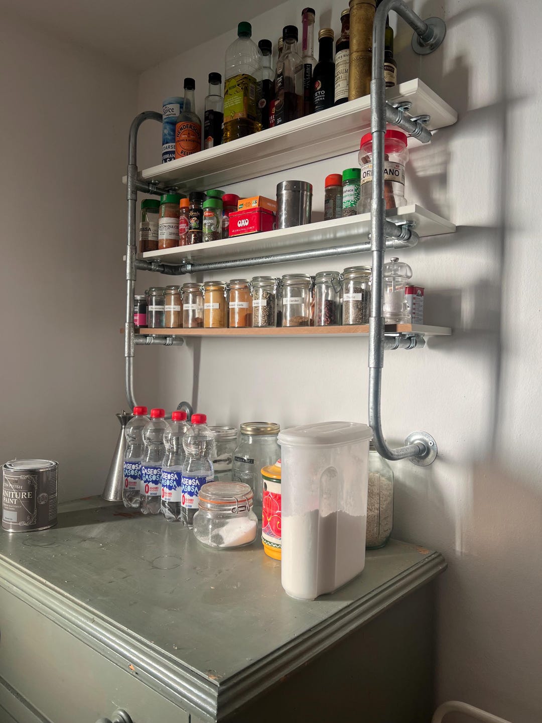 Steel Industrial Conduit Pipe Shelving - Etsy