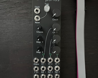 uGrids Eurorack Grids Module Czarny panel aluminiowy 8 KM