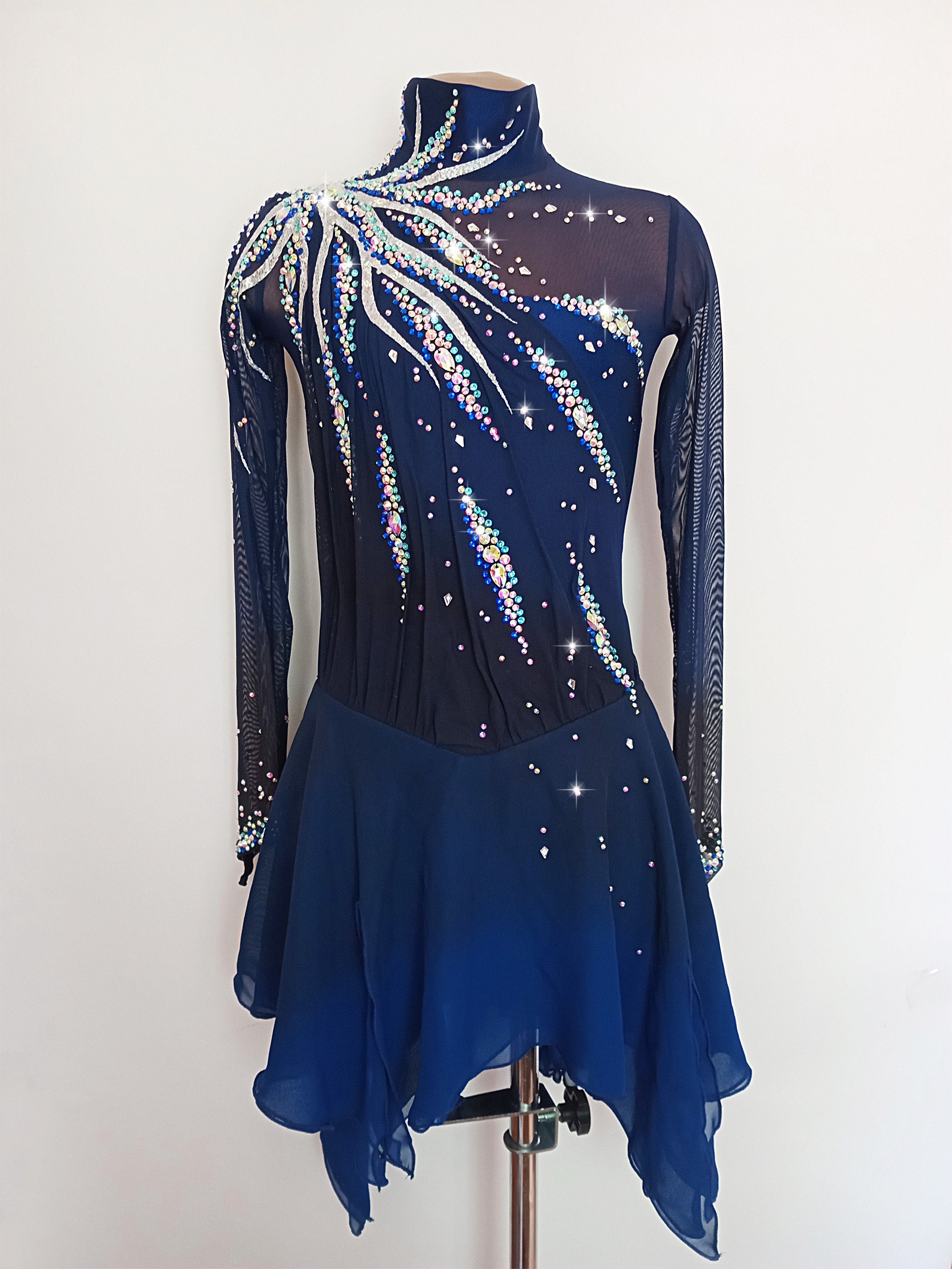Blue Skating Dress