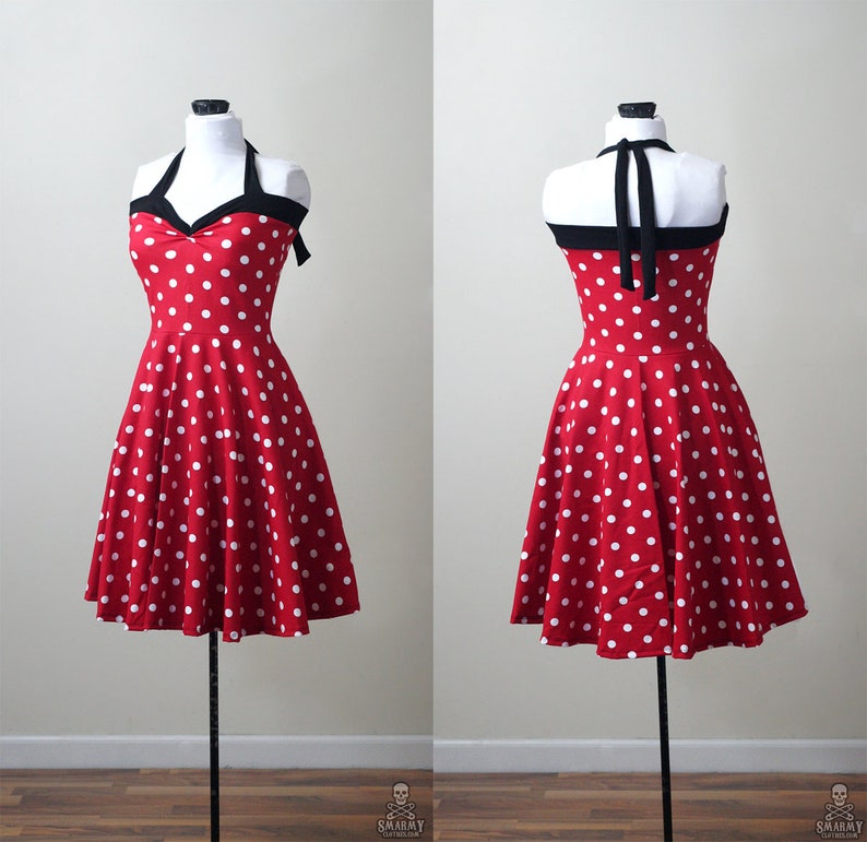 Rockabilly Retro Swing Dress Printable PDF Pattern image 2