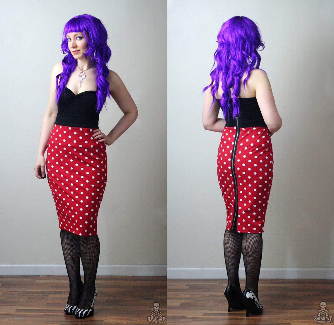 Zipper Back Pencil Skirt Printable Pdf Pattern Etsy