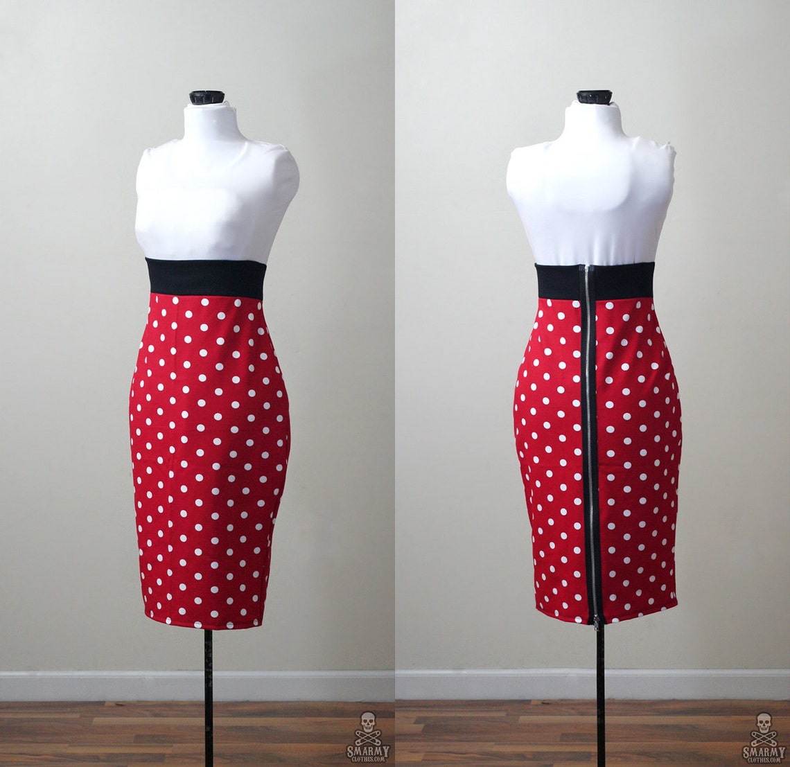 Zipper Back Pencil Skirt Printable PDF Pattern Etsy