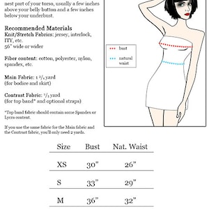 Rockabilly Retro Swing Dress Printable PDF Pattern image 6