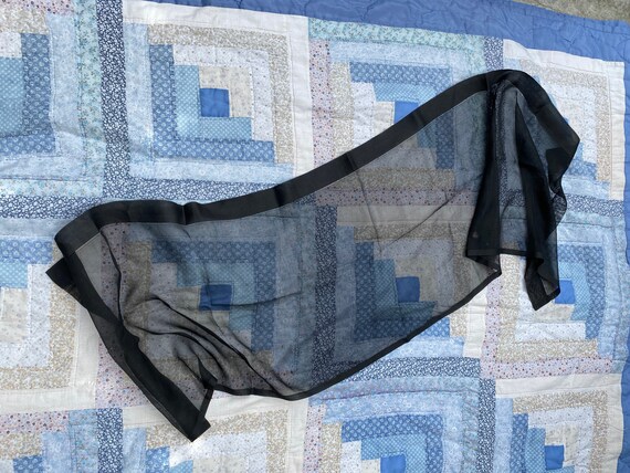 Antique mourning veil