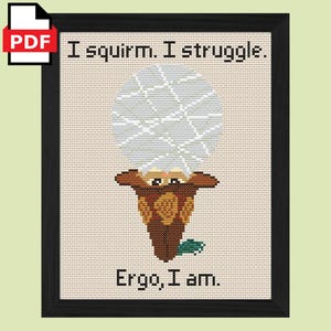 Monster Hunter - Ronin Cross Stitch Pattern- Modern Video Game Cross Stitch - Digital PDF Instant Download