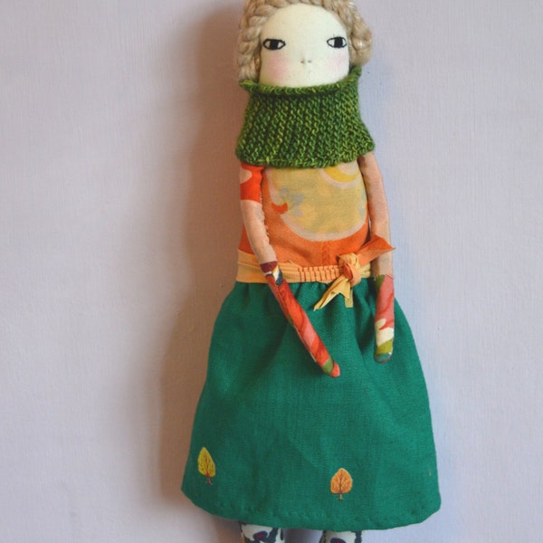 Nell  - An Art doll - Free insured shipping