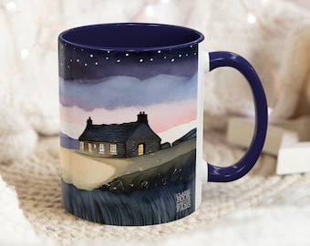 Jane Eyre Accent Coffee Mug - Charlotte Bronte Tea Cup - Literary Gift - Romantic Victorian Literature Lover Present - Dreamy Reader Mug