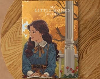 My Little Women Journal - Watercolor Art Prints Style Writing Notebook - Diary Style Literary Gift - Inspirational Planner - Goals Plans