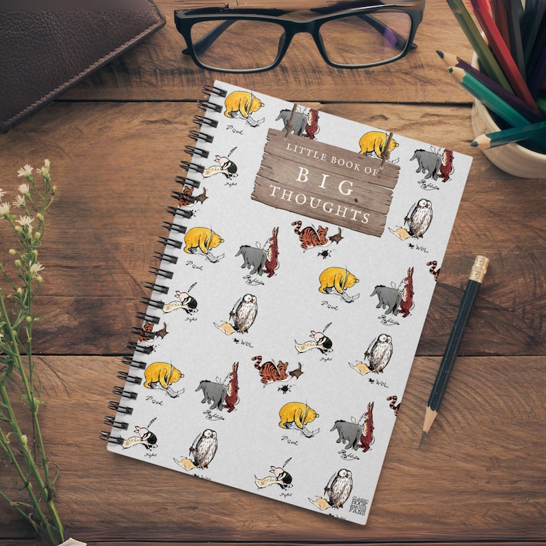 Winnie the Pooh Journal - Pooh Bear & Friends Spiral Notebook ...