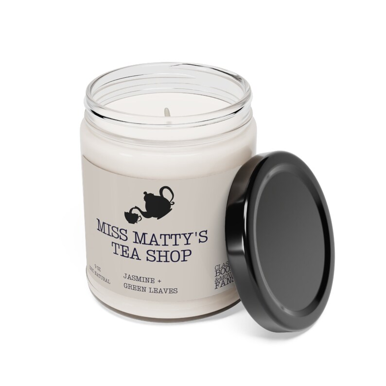 ClassicBookFans Miss Matty's Tea Shop Candle