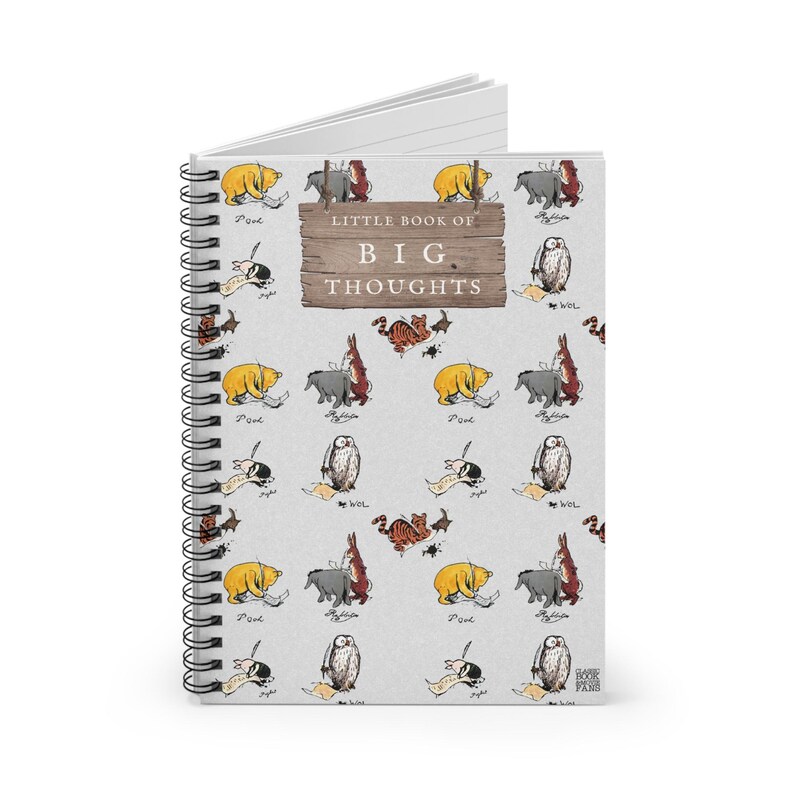 Winnie the Pooh Journal - Pooh Bear & Friends Spiral Notebook ...