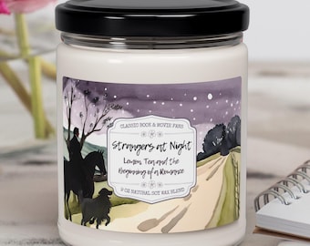 Jane Eyre & Mr Rochester Candle  - Romantic Charlotte Bronte Literature Home Scent - Literary Candle Gift - Essential Oils- Book Fan Present