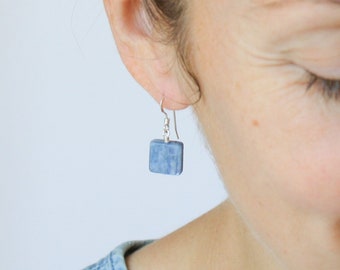 Kyanite Earrings for Inner Peace and Tranquility NEW