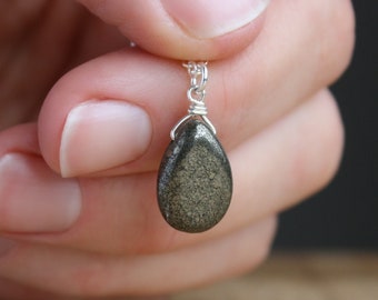 Pyrite Necklace for Positive Energy and Tapping into your Higher Purpose