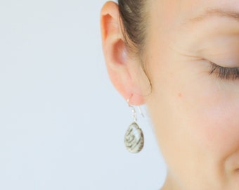 Zebradorite Earrings in Sterling Silver for Energizing Your Day