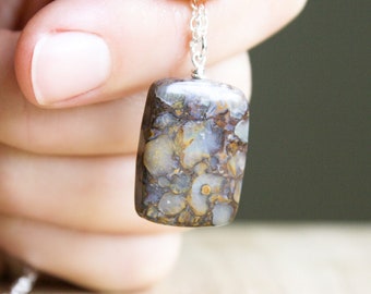 Natural Opal Necklace for Independence and Originality