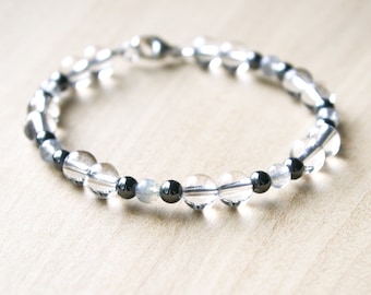 Clear Quartz Bracelet for Healing Energy - Transforming Anxiety Collection
