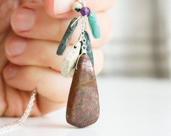 Personal Intention Necklace for Revitalization and Removing Negative Energy