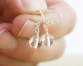 Clear Quartz Earrings for Renewal and Purpose NEW