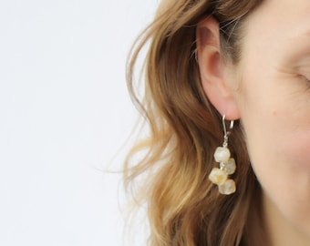 Citrine Cluster Earrings for Radiant Sunshine Energy
