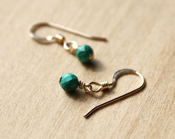 Malachite Earrings for Negative Energy Protection and Transformation