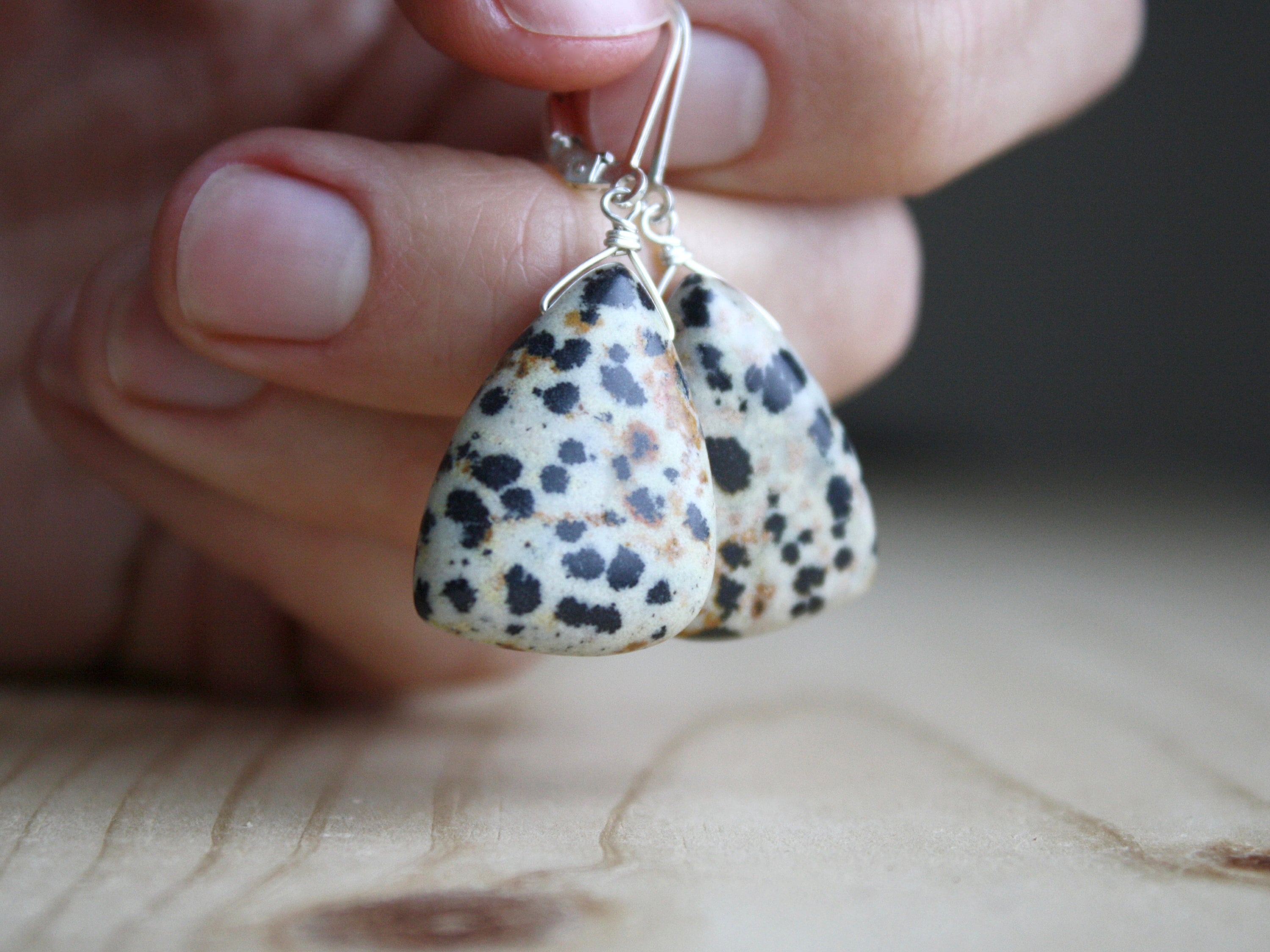 dalmatian earrings