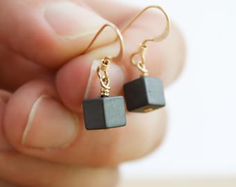 RESERVED Hematite Earrings for Relief from Stress and Harmonizing the Mind, Body, and Soul NEW