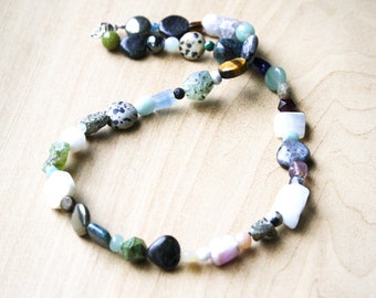 Beaded Stone Necklaces