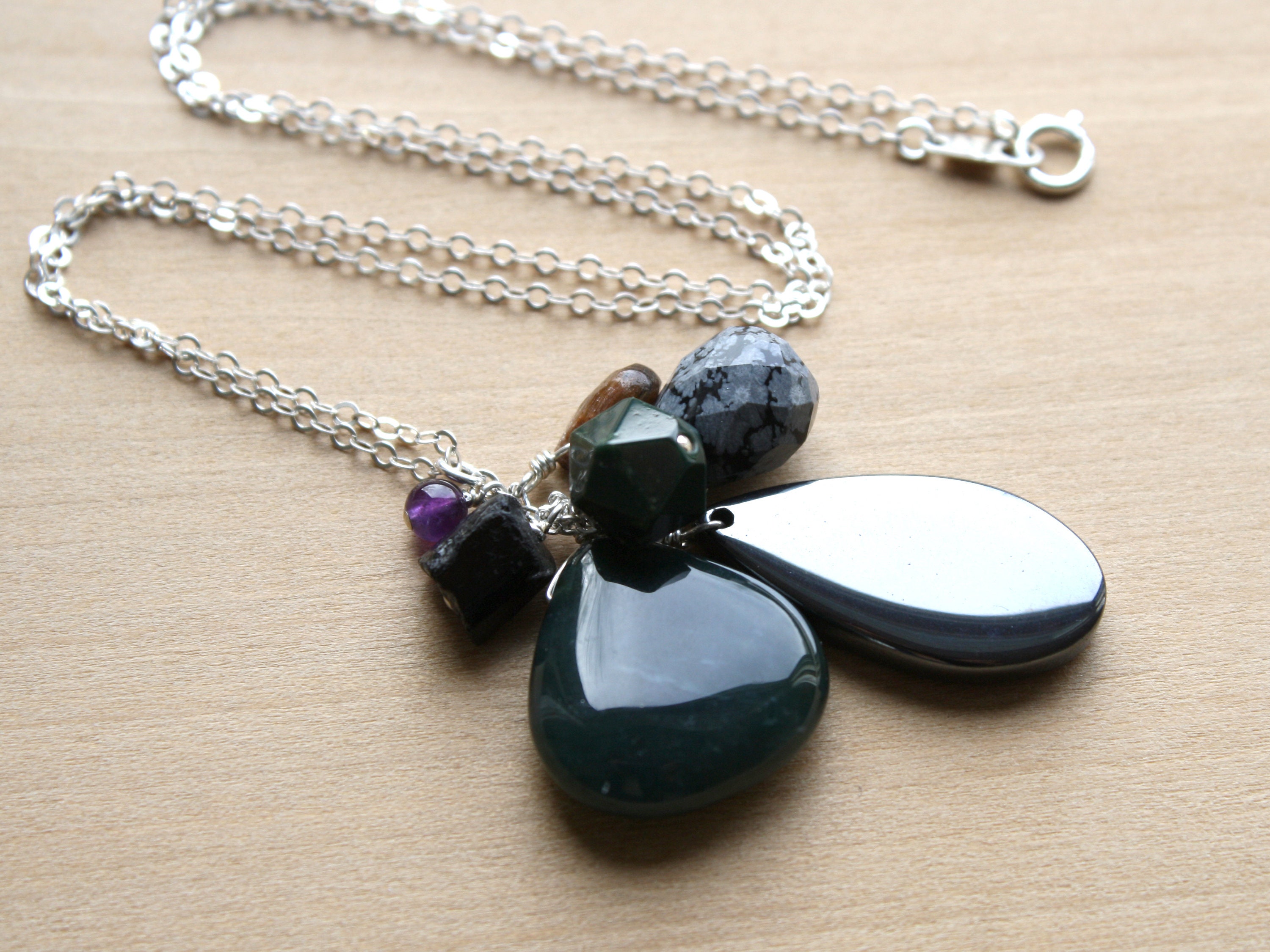 Personal Intention Necklace for Negative Energy Protection and Anxiety