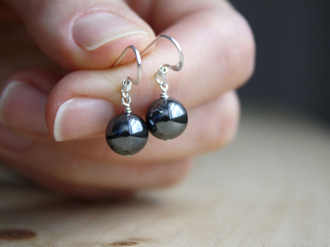 Hematite earrings of healing discount
