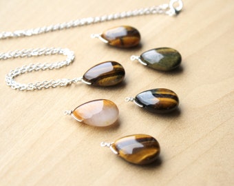 Tiger Eye Necklace for Clear Communication and Decision Making