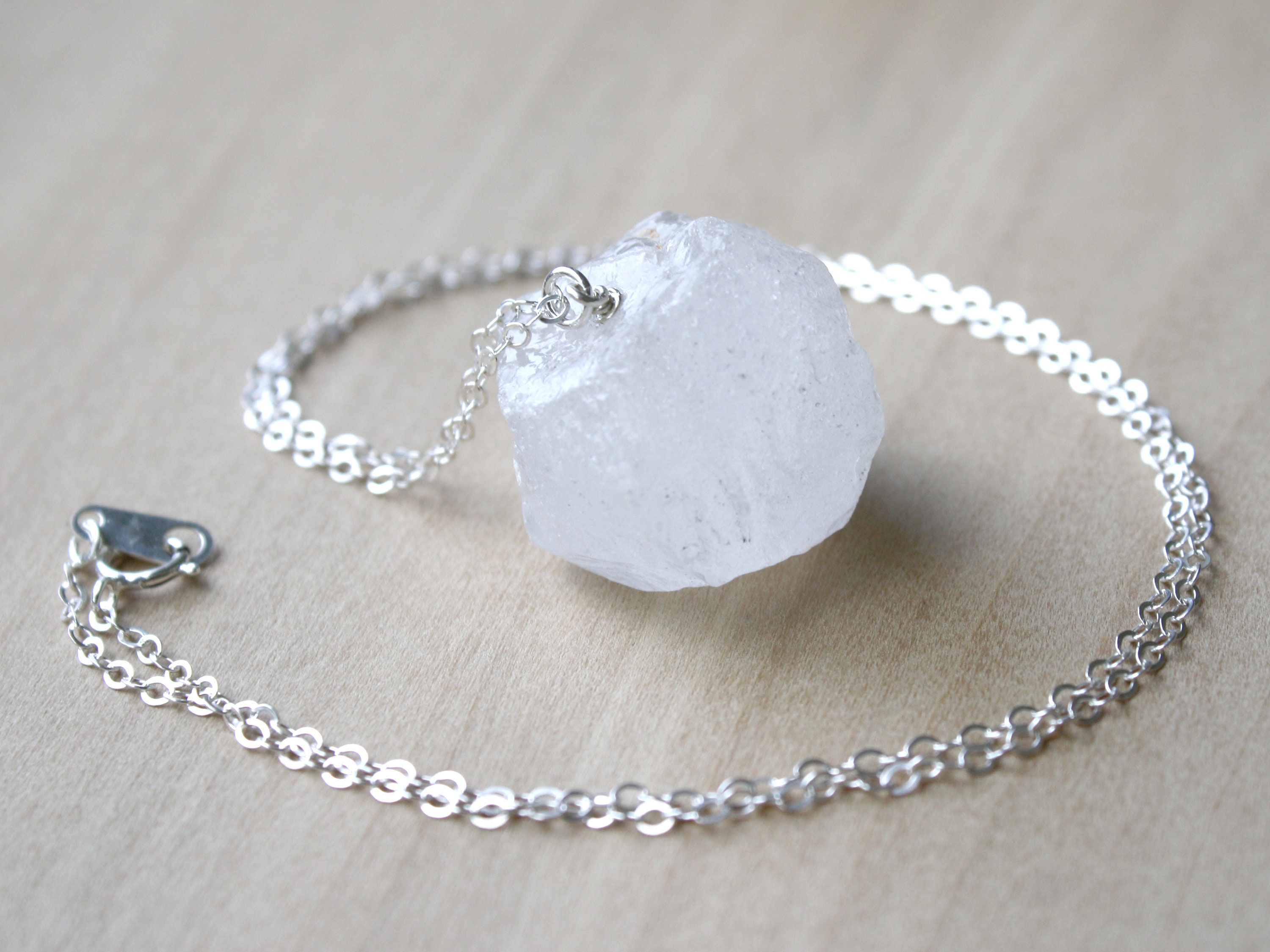 White Quartz Necklace for Healing and Harmony