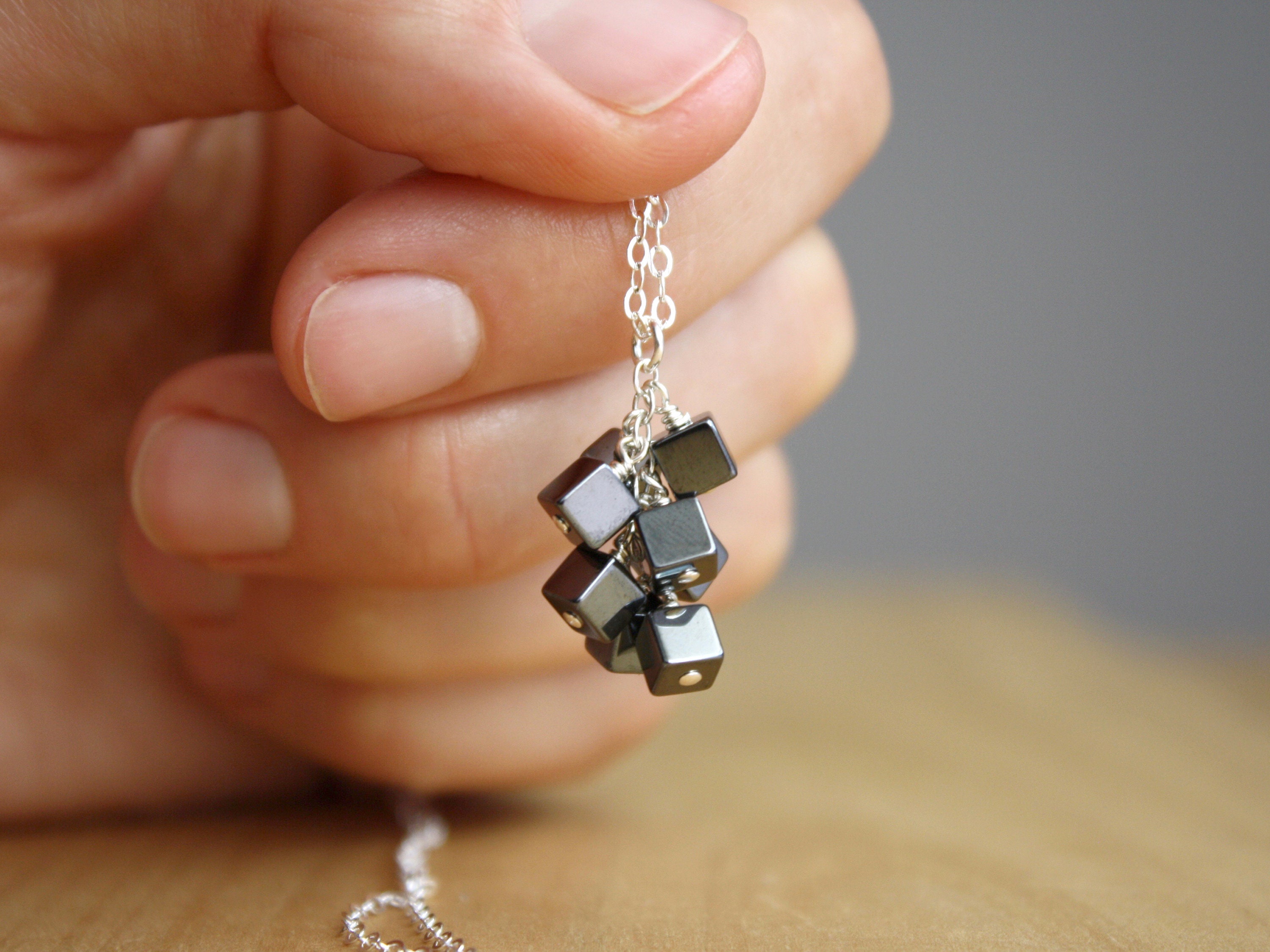 Anxiety Necklace Hematite . Hematite Necklace Women . Calming Etsy