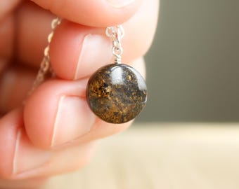 Bronzite Necklace for Harmony and Protection
