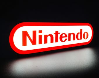 Lámpara LED de Nintendo: decoración de escritorio, decoración del hogar, regalo personalizado