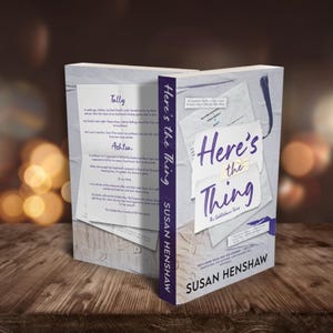 Signed paperback: Here's the Thing